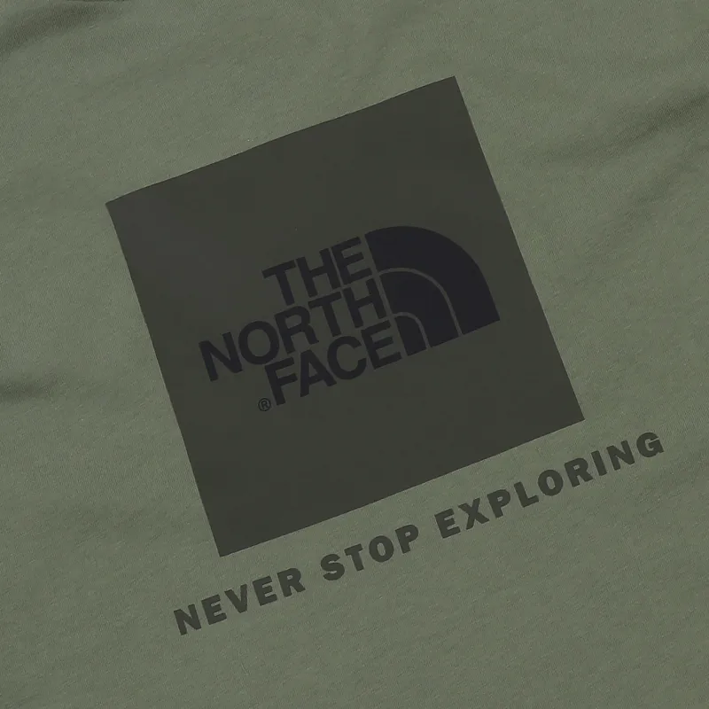 The North Face Redbox T Shirt Deep Lichen Green-1