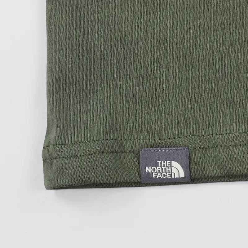 The North Face Redbox T Shirt Deep Lichen Green-4