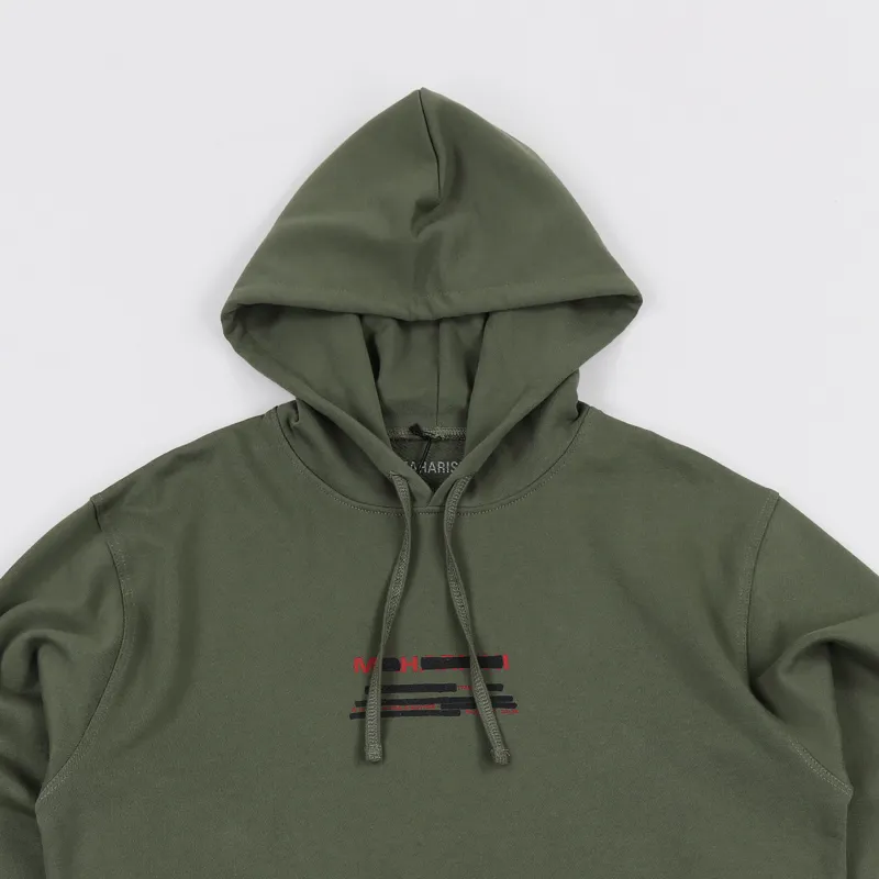 Maharishi Redacted Miltype Hoodie Military Olive-1