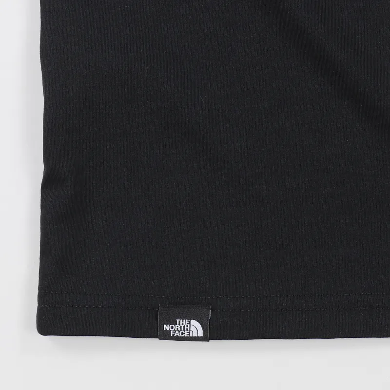 The North Face Ridge T Shirt Black High Rise Grey-3