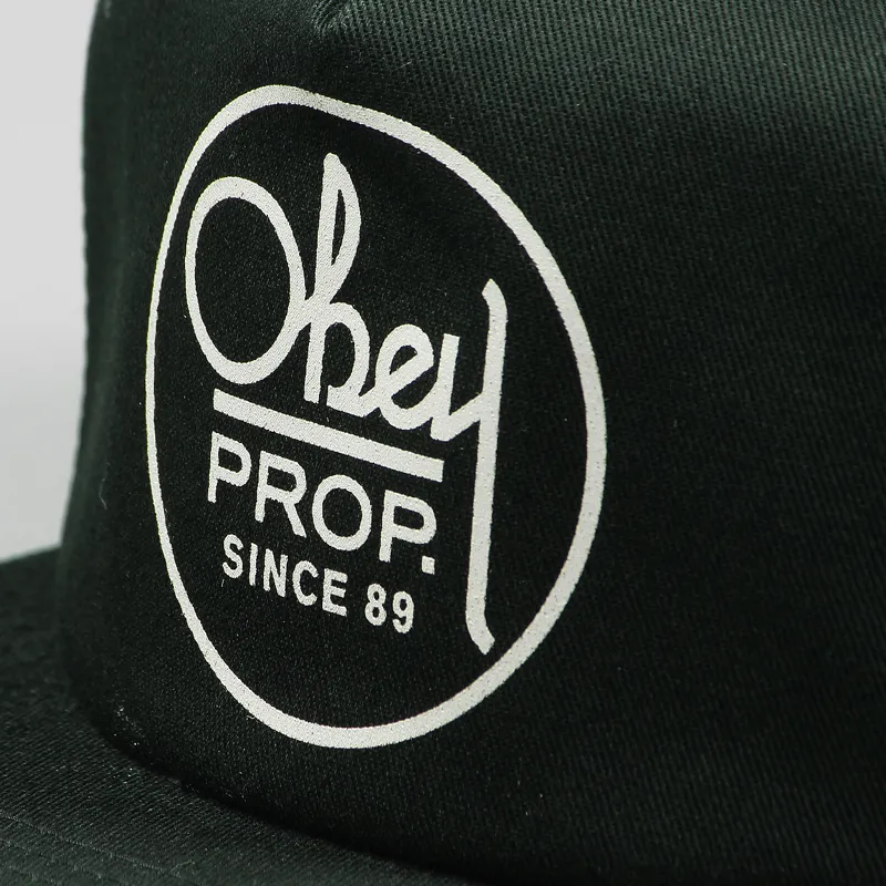 Obey Redding Trucker Cap Black-1