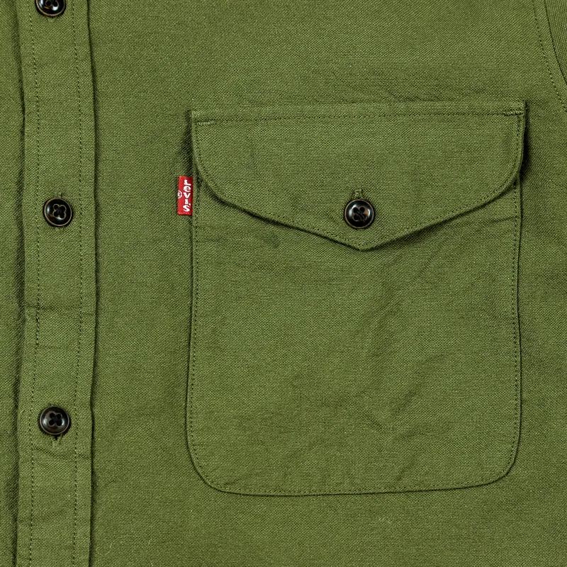 Levis Skate Reform Shirt Ivy Green-1