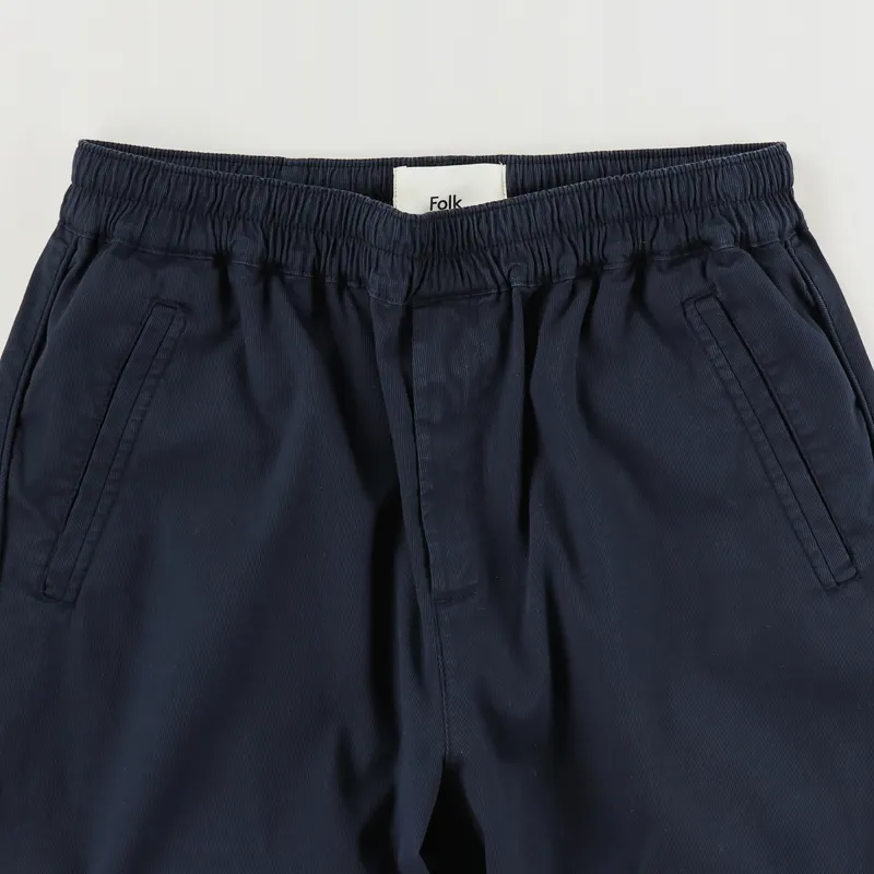 Folk Relaxed Trousers Navy-1