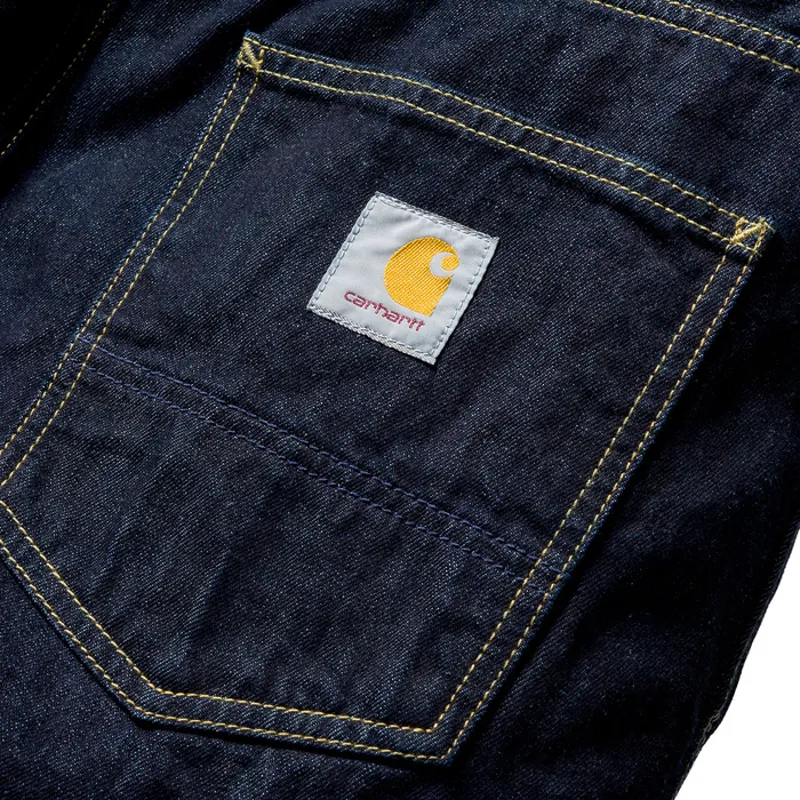 Carhartt Retro Pant Hanford Denim Blue Rinsed-6