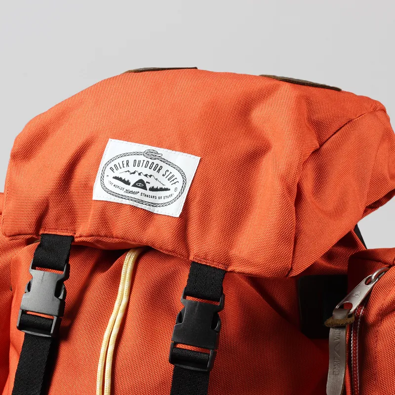 Poler Outdoor Stuff 17 Litre Retro Rucksack Backpack Burnt Orange