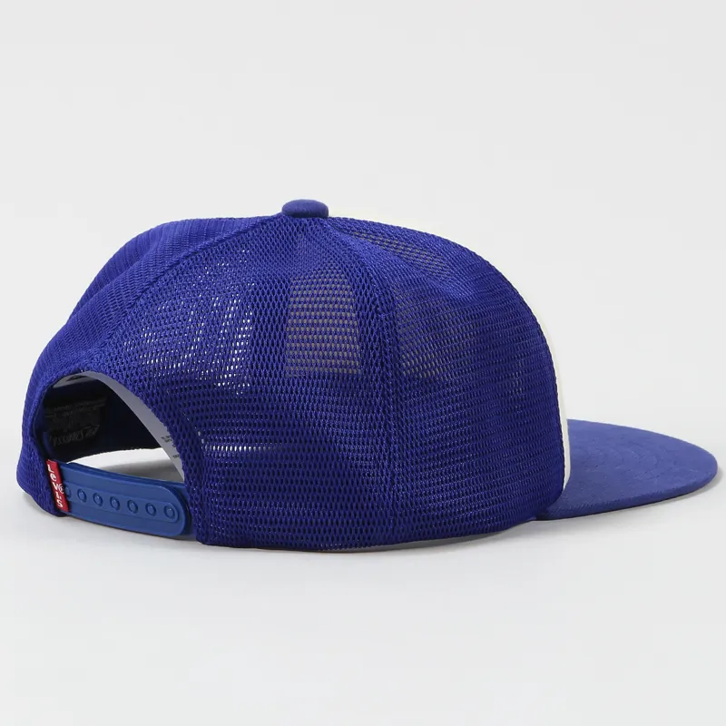 Levis Retro Trucker Cap Blue White-2