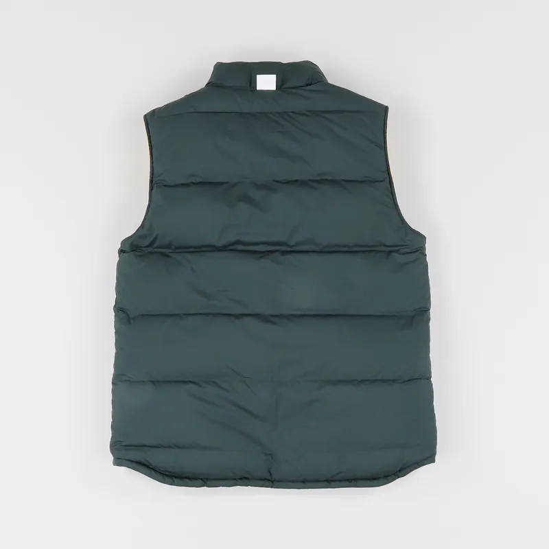 Patagonia Mens Water Resistant Bivy Down Reversible Vest Carbon