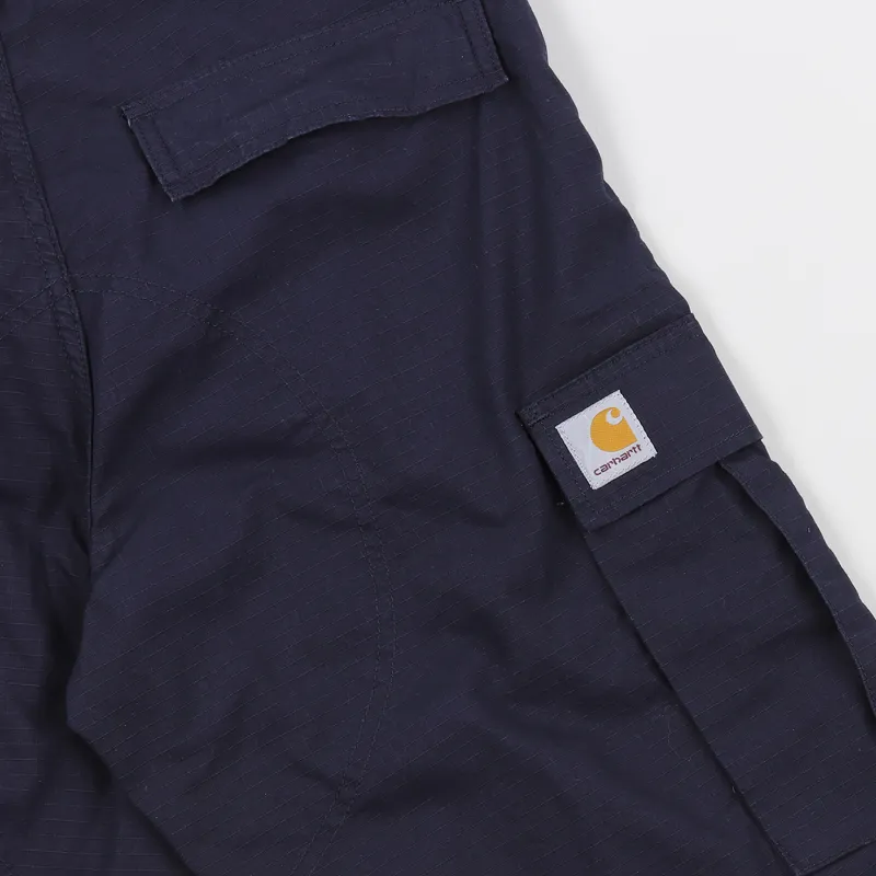 Carhartt Regular Cargo Shorts Navy Rinse-2