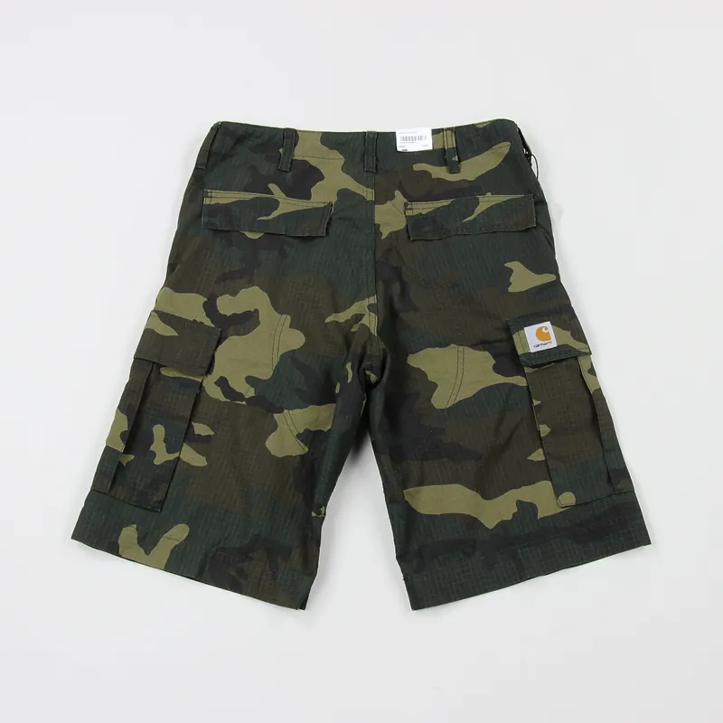 Carhartt WIP Regular Cargo Shorts Camo Laurel-1