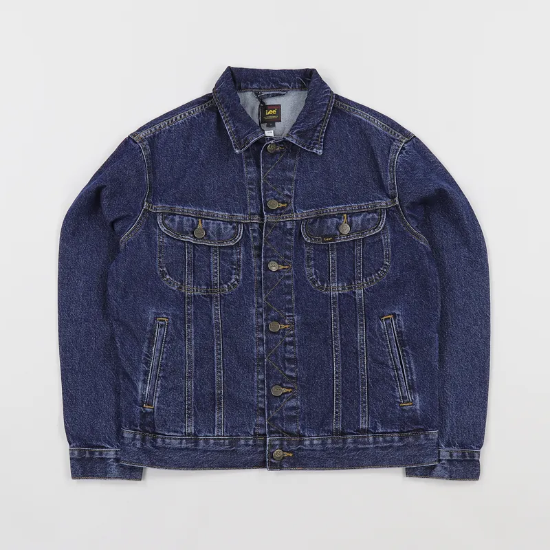Lee rider jacket dark stonewash store