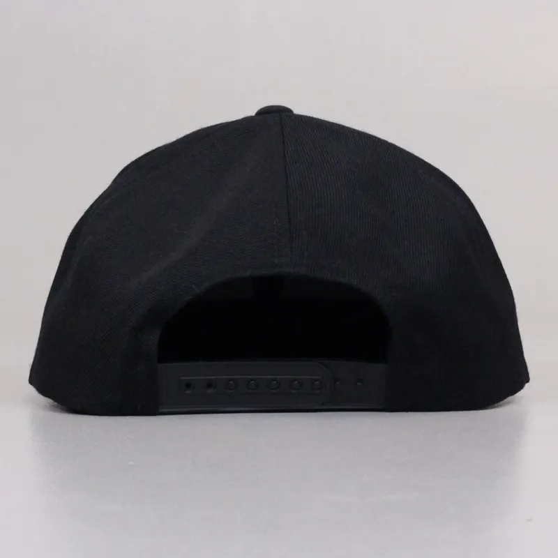 Brixton Rift Snapback Cap Black Black-3