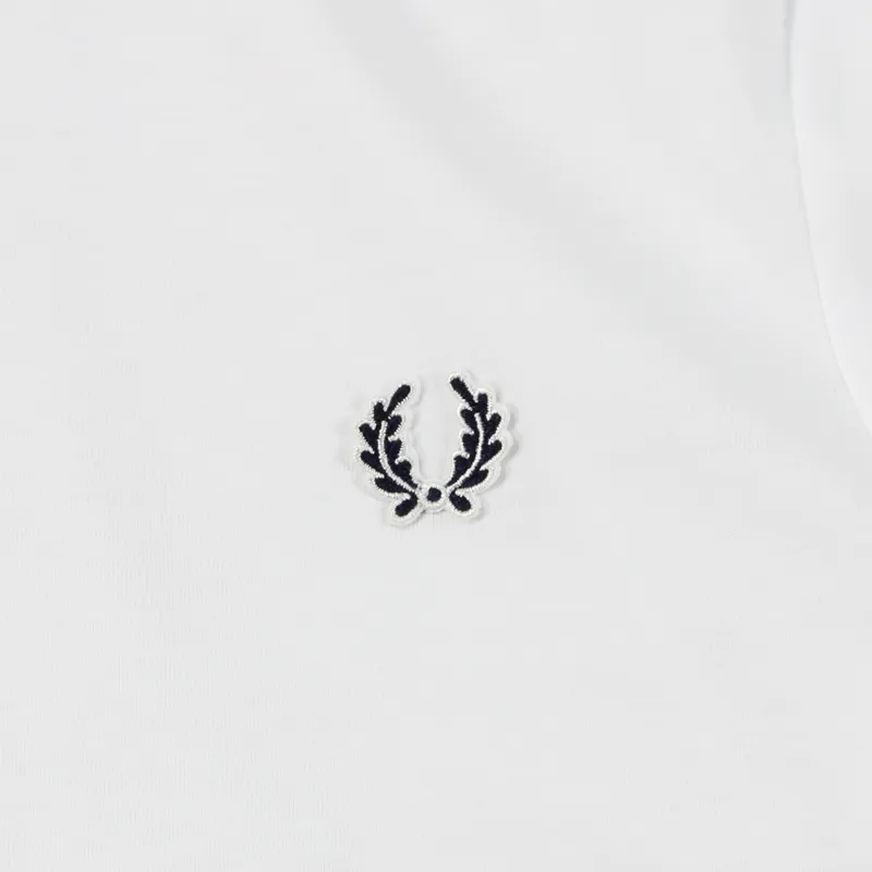 Fred Perry Ringer T-Shirt White-1