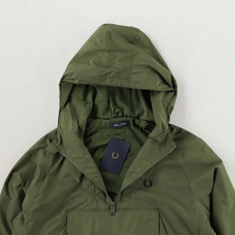 Fred Perry Ripstop Half Zip Jacket Dark Thorn-2