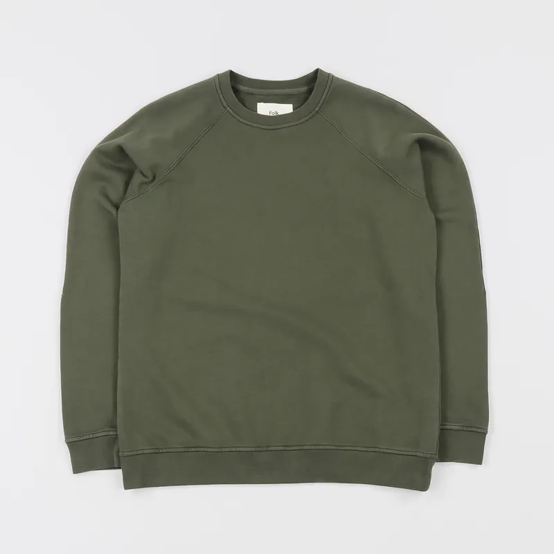 Folk Rivet Sweat Military Green