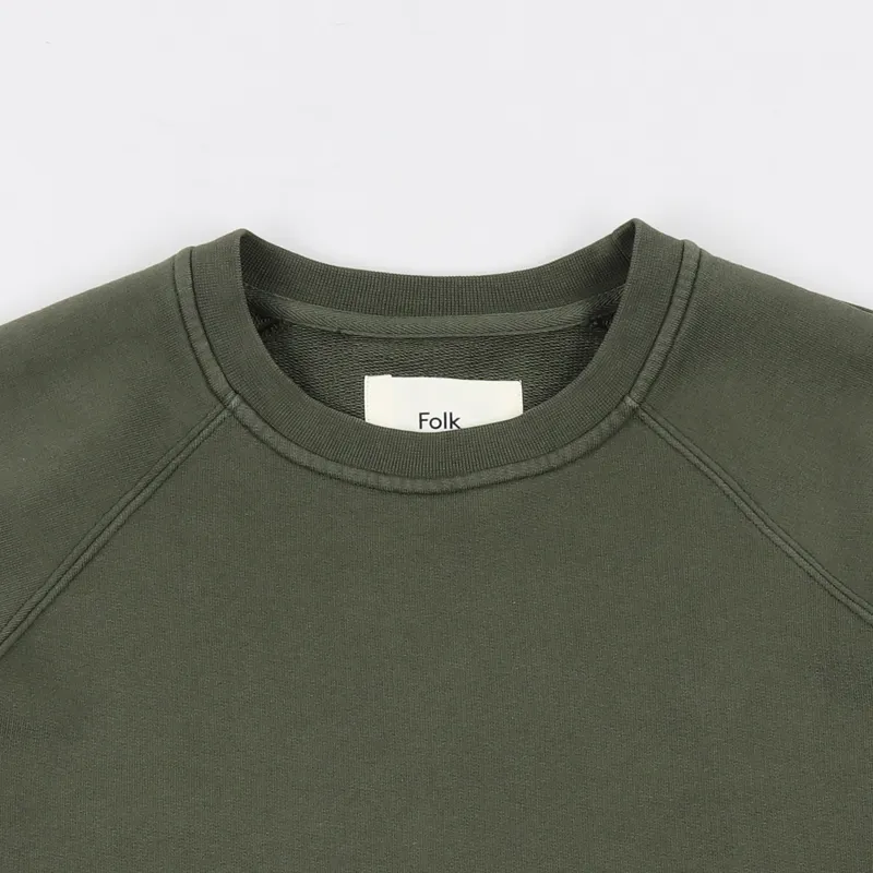 Folk Rivet Sweat Military Green-2
