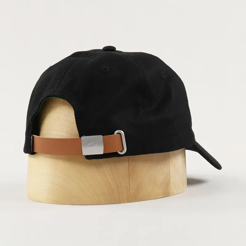 Lacoste Contrast Strap Crocodile Cap Black-1