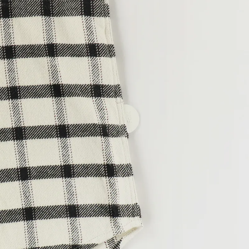 Folk Relaxed Fit Shirt Ecru Black Window Pane-3