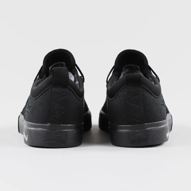 Lakai Riley 2 x Motorhead Shoes Black White Suede-6