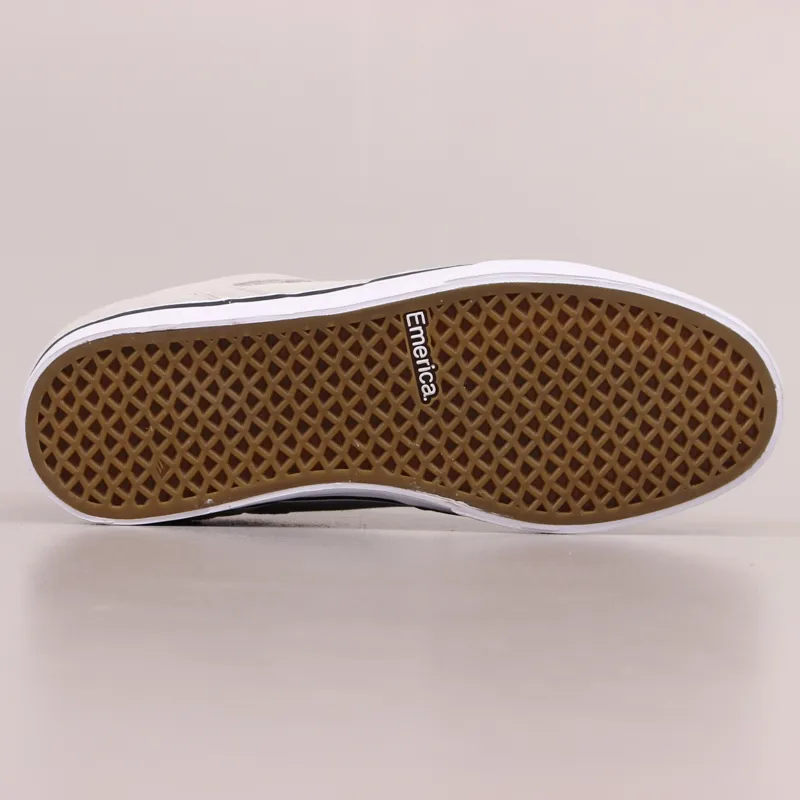 Emerica The Reynolds Low Vulc Shoes Light Grey Black-6