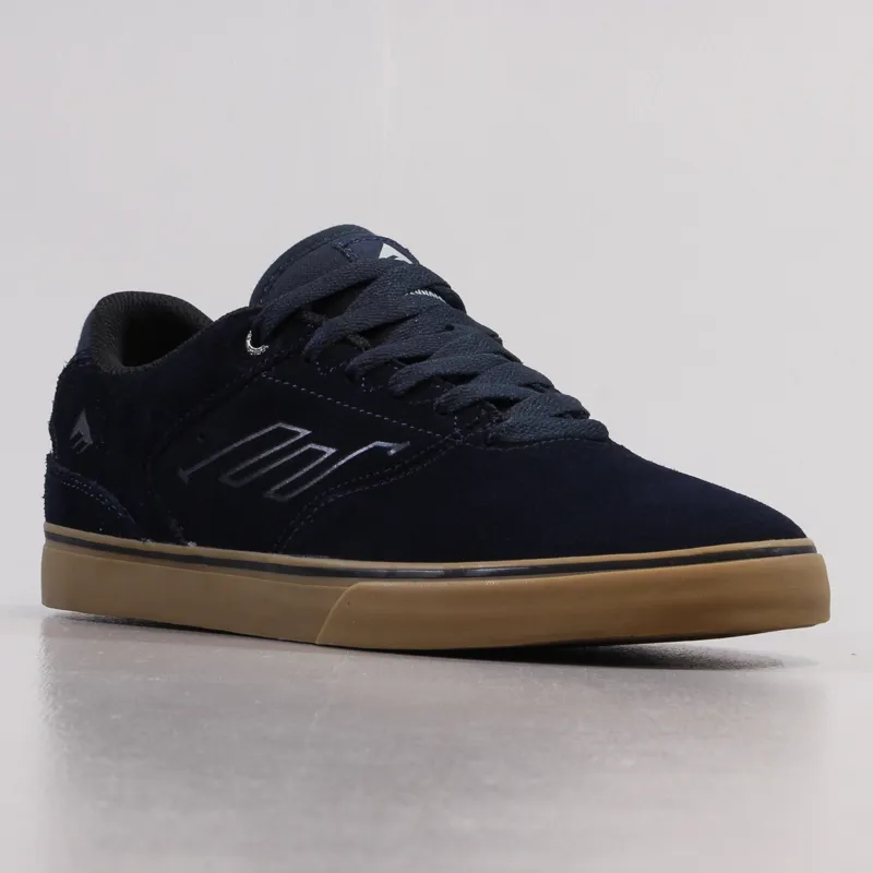 Emerica The Reynolds Low Vulc Shoes Navy Gum-4