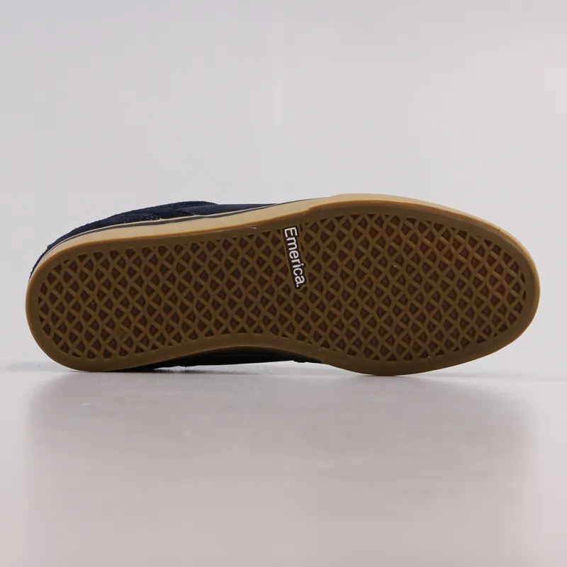 Emerica The Reynolds Low Vulc Shoes Navy Gum-6