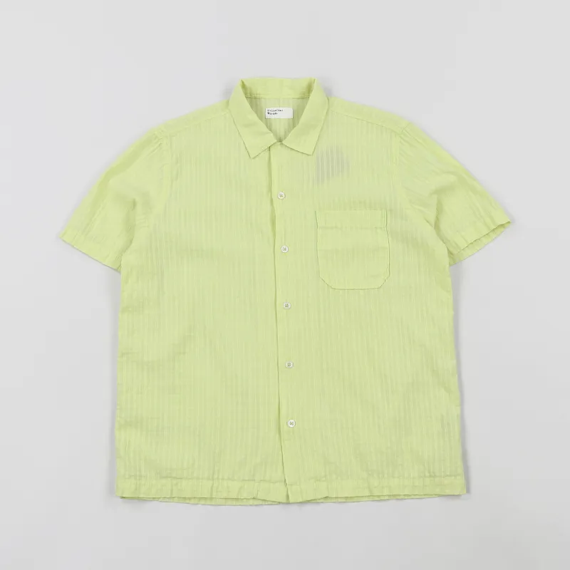 Universal Works Marble Cotton Road Shirt Lemon