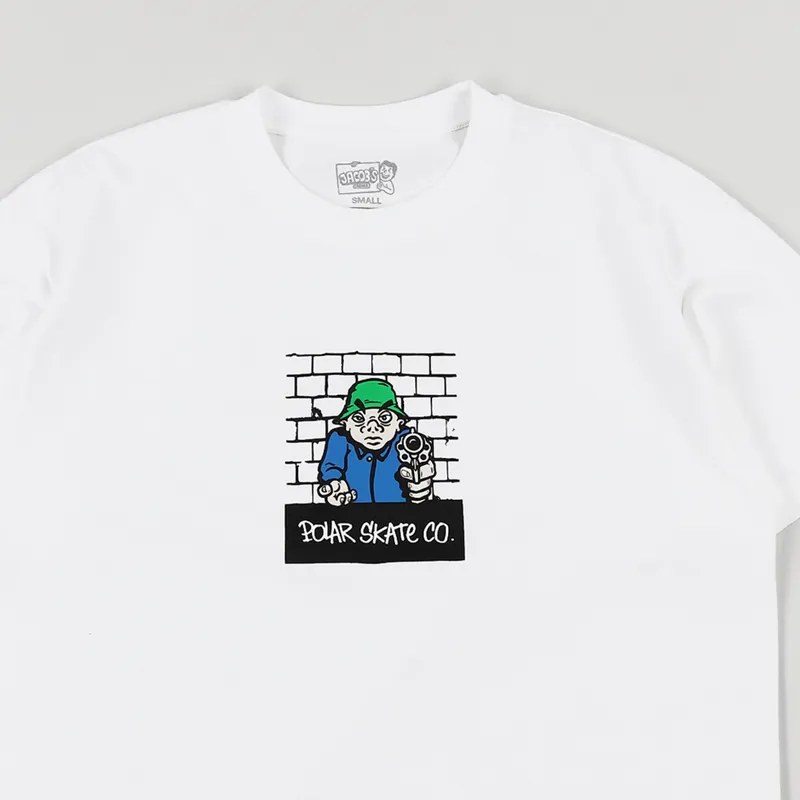 Polar Skate Co. Robbery T Shirt White-1