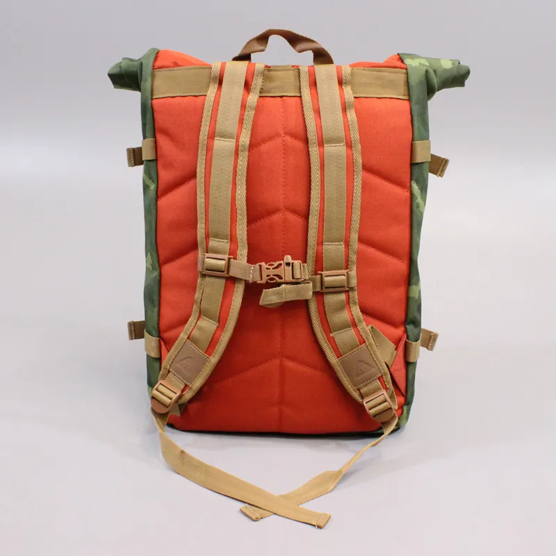 Poler Outdoor Stuff Rolltop Bag Camo Orange-4