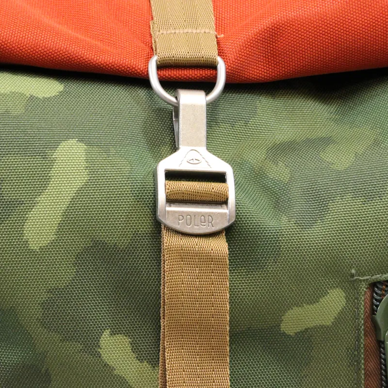 Poler Outdoor Stuff Rolltop Bag Camo Orange-3