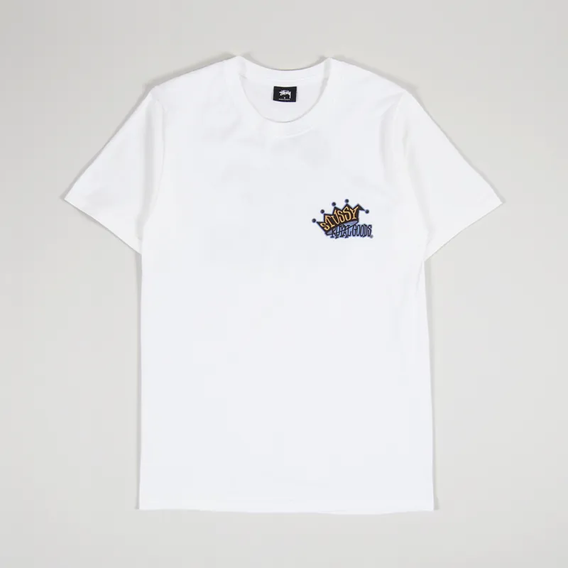Stussy Royal Goods T Shirt White-1