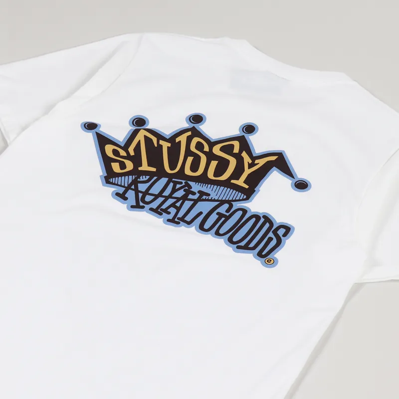 Stussy Royal Goods T Shirt White-3