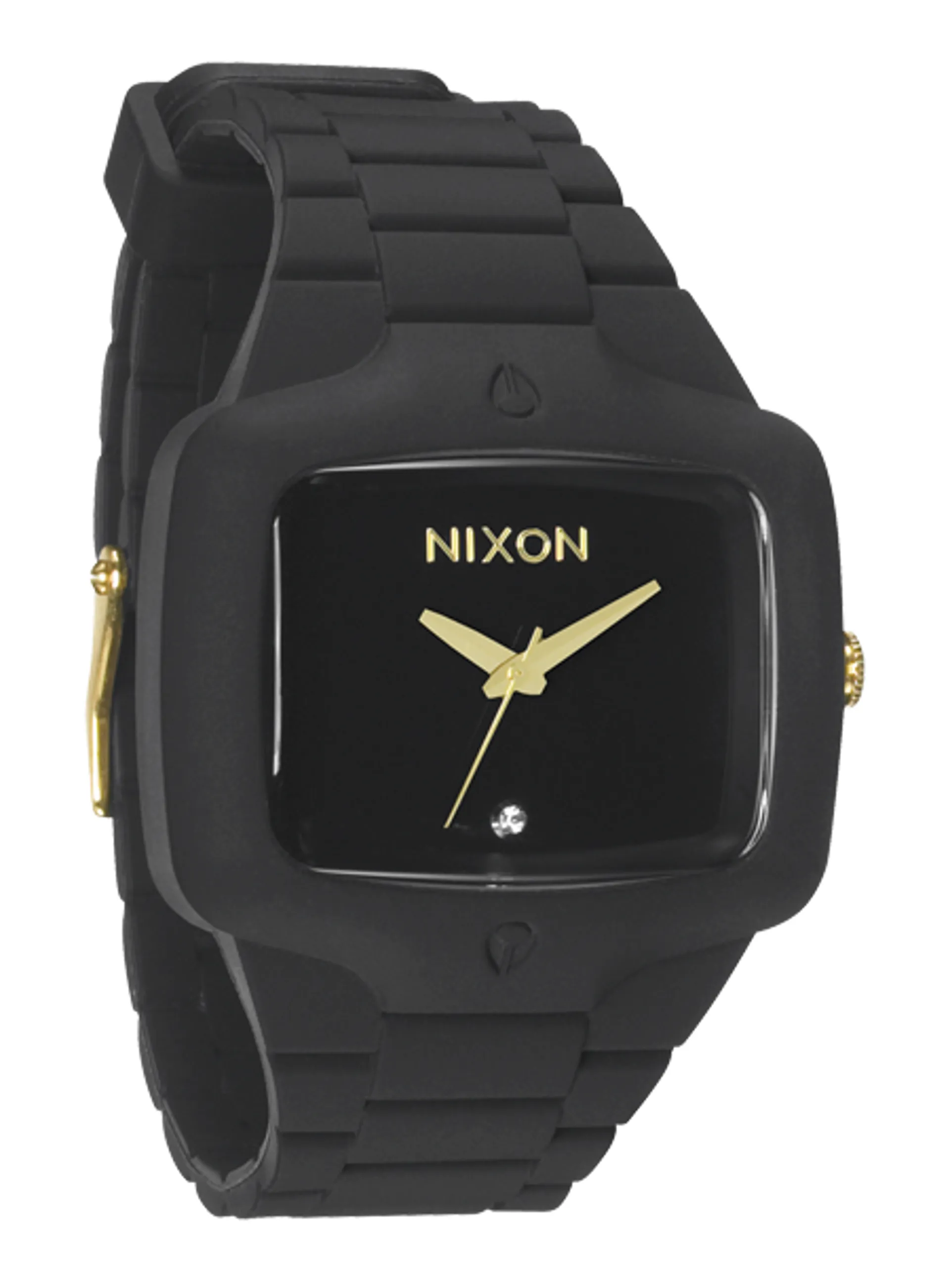 Nixon Watches Nixon Player All Black Nixon Player Watch Two Tone Black