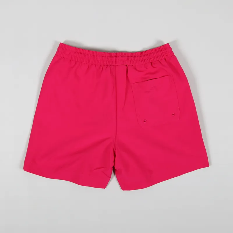 Carhartt WIP Chase Swim Trunk Ruby Pink Gold-1