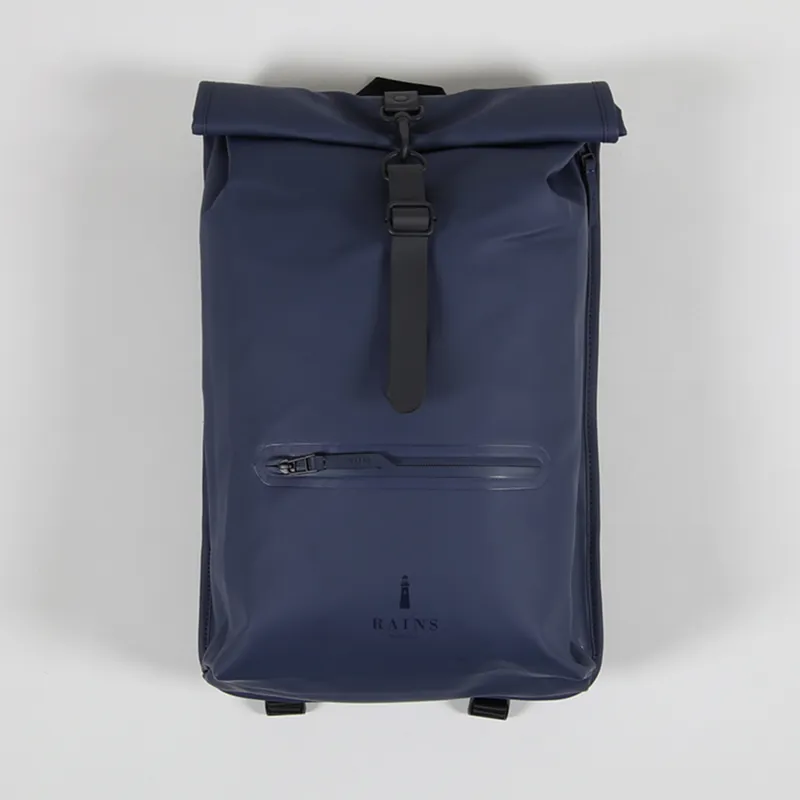 rains danish backpack Black A zipped front pocket provides storage space for smaller essentials with easy access Rains and Umbro have joined