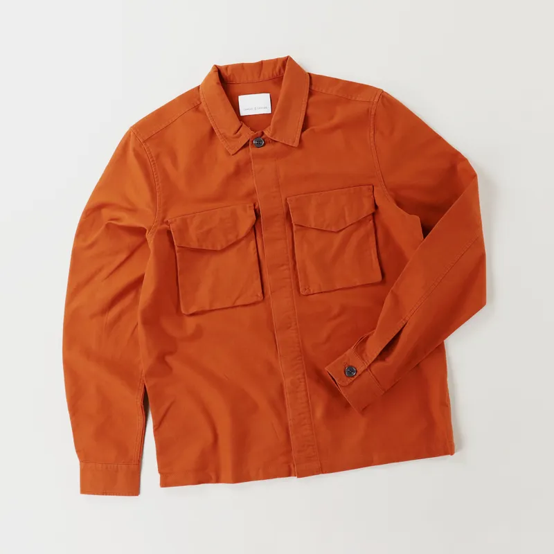 Samsøe And Samsøe Ruffo JK Shirt Umber-1