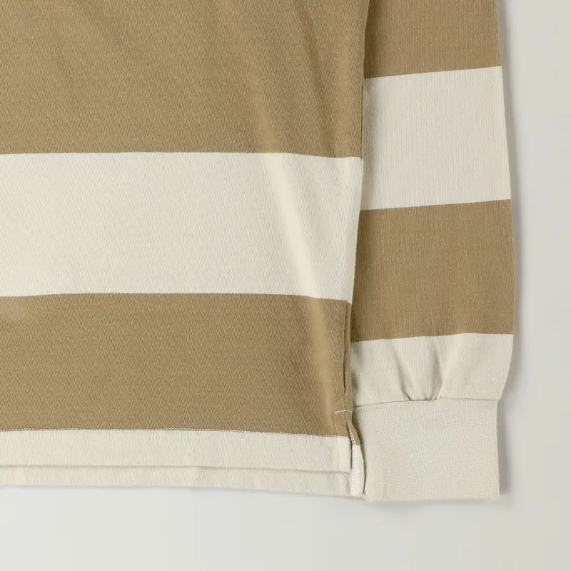 Universal Works Rugby Shirt Ecru Sand-2