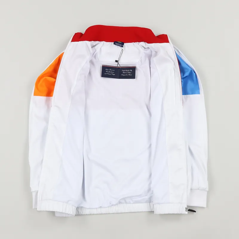 Helas Rush Tracksuit Jacket White-2