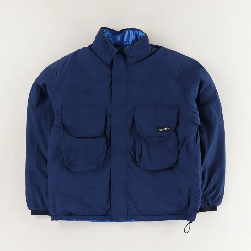 Nanamica Mens Winter Shell Reversible Insulation Jacket Navy Blue