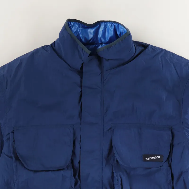 Nanamica Mens Winter Shell Reversible Insulation Jacket Navy Blue