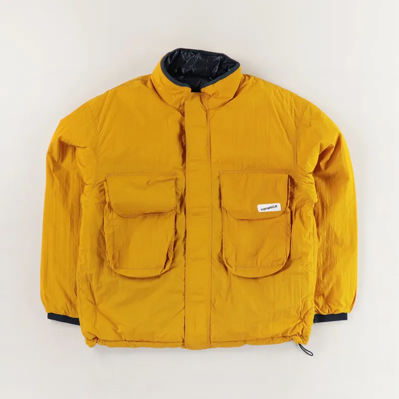 Nanamica Mens Winter Reversible Insulation Mountain Jacket Orange