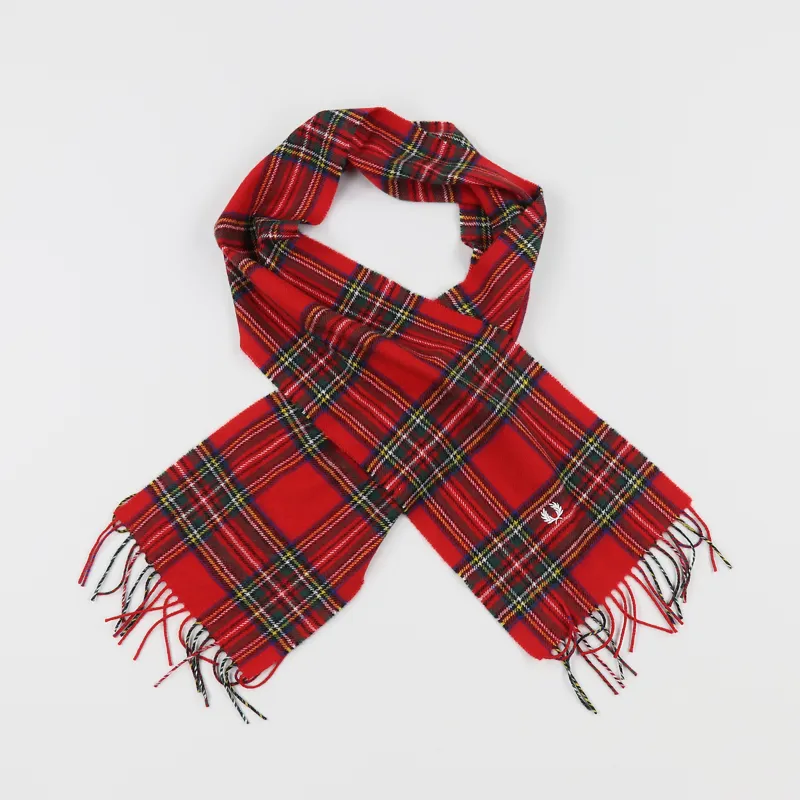 Fred perry scarf tartan
