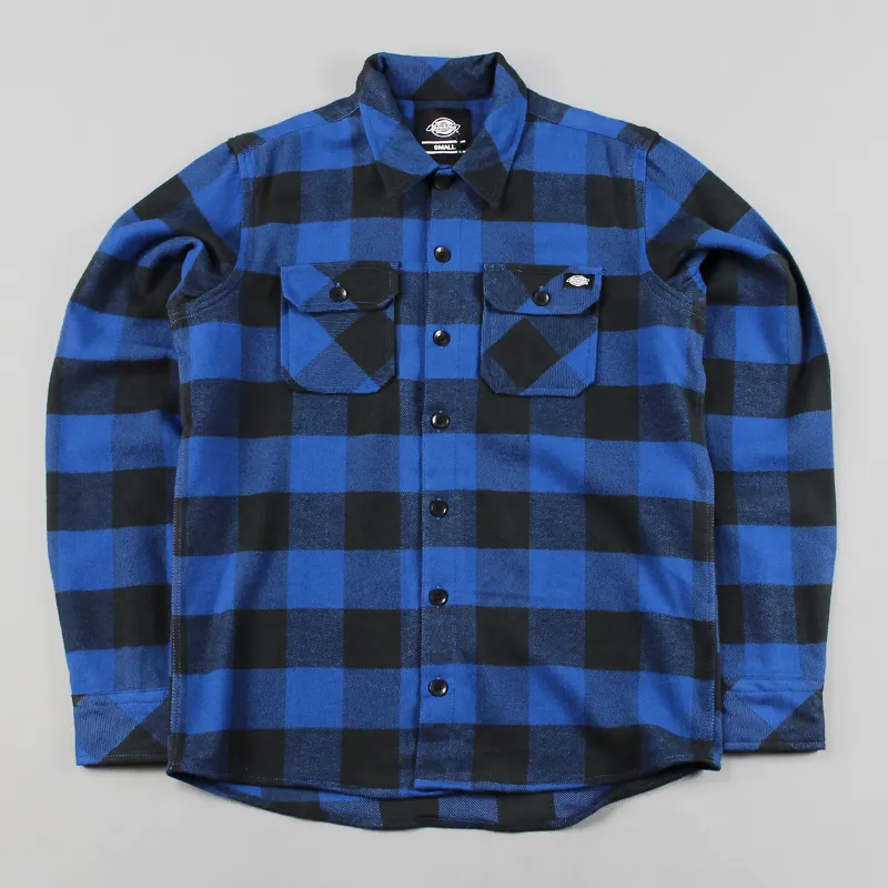 Dickies Sacramento Long Sleeve Shirt Blue