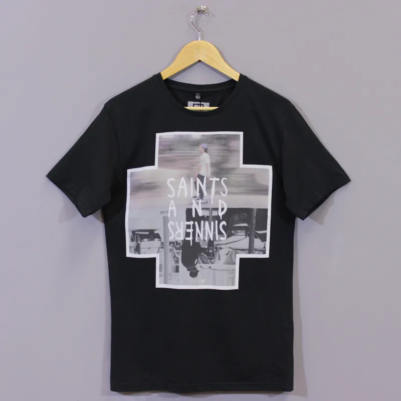 Insight Saints Sinners T Shirt - Black