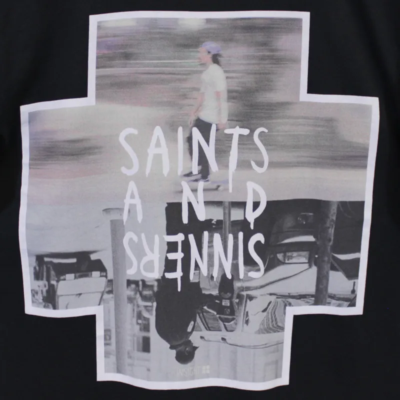 Insight Saints Sinners T Shirt - Black-1