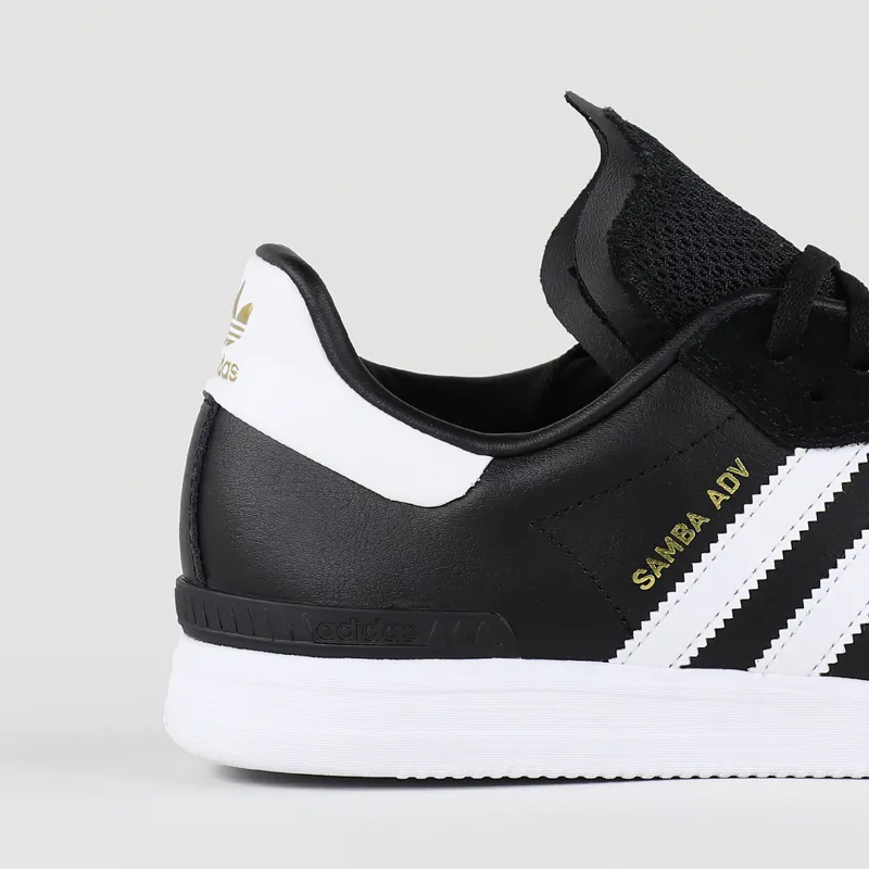 Adidas Skateboarding Samba ADV Shoes Black White Blue-1