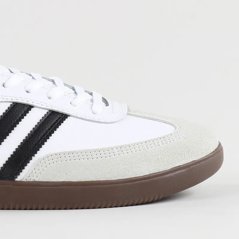 Adidas Skateboarding Samba ADV Shoes White Black Gum-2