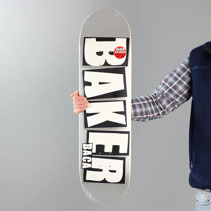 Baker Sammy Baca Logo Deck Grey 8.475 Inch