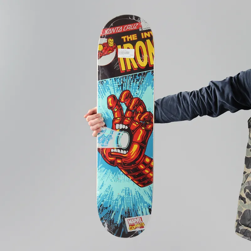Marvel Comics and Santa Cruz Deck Iron Man Graphic 8 Inch