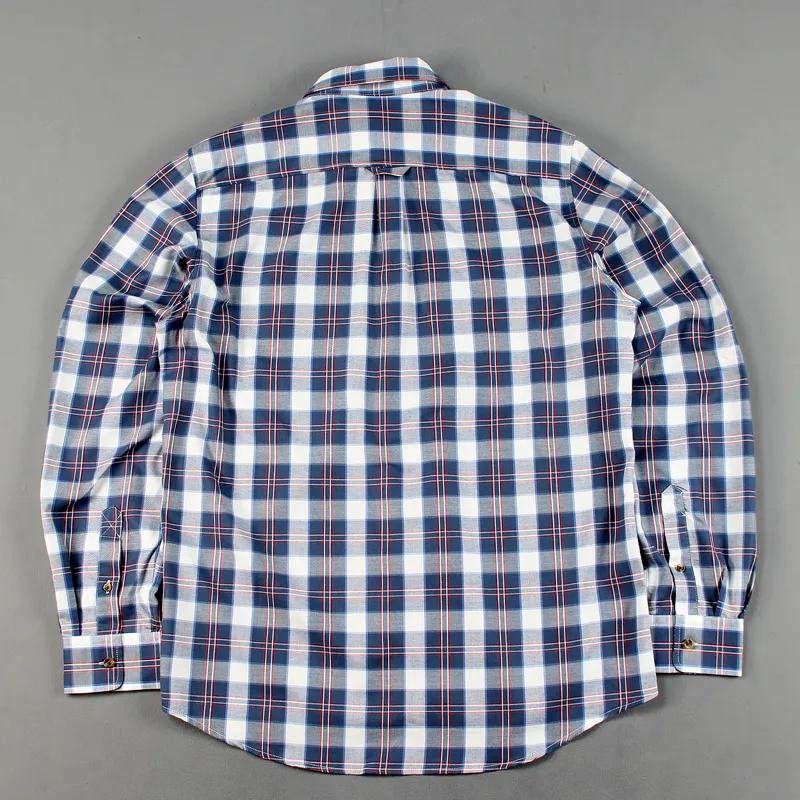 Fjallraven Sarek Long Sleeve Flannel Shirt Blue-4
