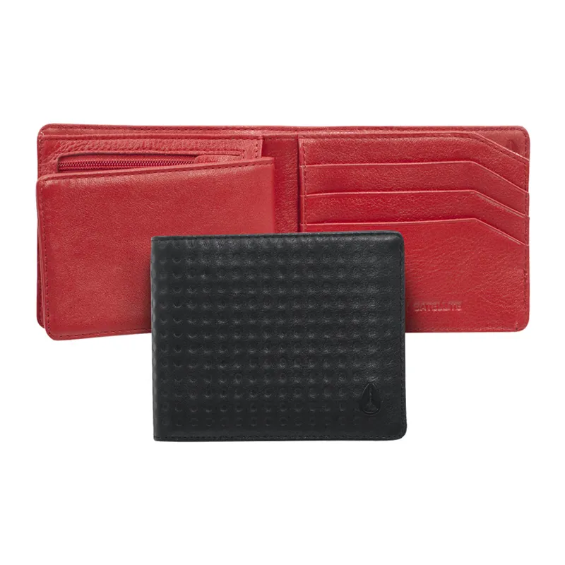 Nixon Satellite Big Bill Bi Fold Wallet - Black Dot
